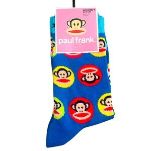 Paul Frank Julius Polka Dot Crew Socks | Blue/Multi | Women’s O/S | NWT